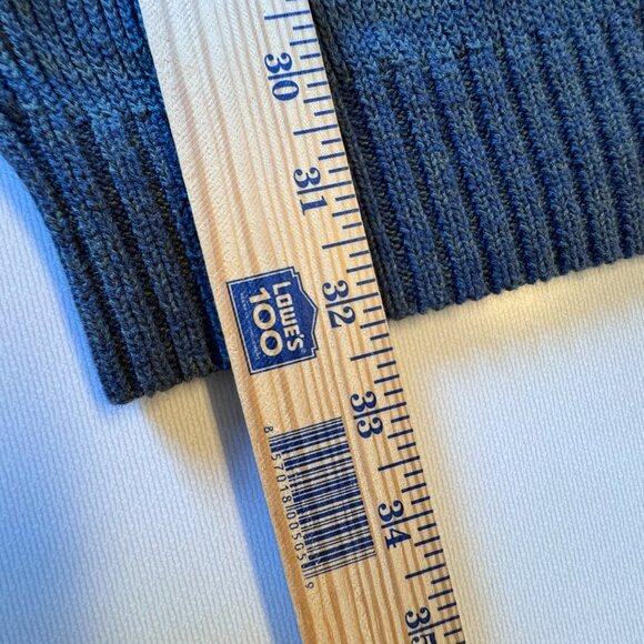 Prana Archer Sweater Dress Medium Green Pockets Snap Cowl Collar Cozy Organic - Picture 6 of 8